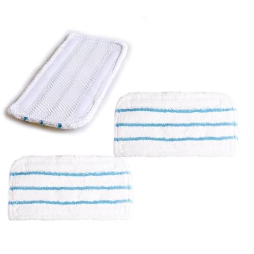 Wivplex 3 * mikrofaser Tuch Black Und Decker Steam Mop Pads FSMH13E10-GB FSMH1321-GB Haushalts Kehrmaschine Reinigung Werkzeug Ersatz Dampfreiniger-Zubehör von Wivplex