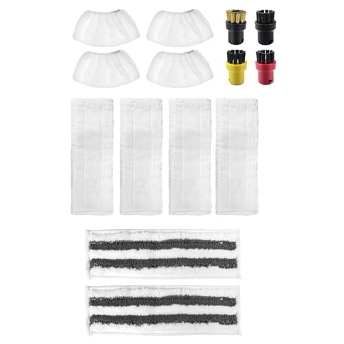 Wivplex 4 Stück Microfaser-Bodentücher, Schleiftücher, Überzüge, Handdüsen, Rundbürsten for Dampfreiniger SC 2/SC 3/SC 4/SC 5 Dampfreiniger-Zubehör Wivplex 4 Stück Microfaser-Bodentücher, Schleiftücher, Überzüge, Handdüsen, Rundbürsten for Dampfreiniger SC 2/SC 3/SC 4/SC 5 Dampfreiniger-Zubehör von Wivplex