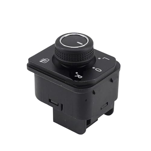 Wivplex 5TD959565 3G0959565C Elektrischer Seitenrückspiegel-Einstellschalterknopf, for Tiguan, for Seat, for Passat 2016 2017 2018 Spiegelschalter von Wivplex