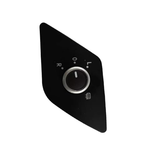 Wivplex 6 PINS 16D959565 5C7959565C DHF, for VW, for Jetta, for MK6 Seite Spiegel Einstellen Schalter Knob W/Wärme 16D959565A Spiegelschalter von Wivplex