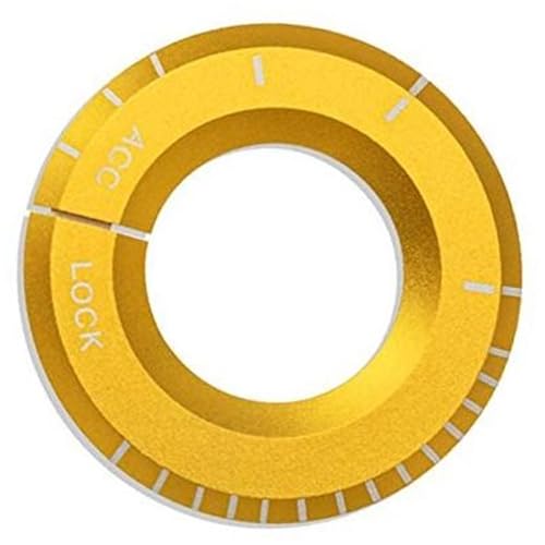 Wivplex Auto-Motor-Startschlüsselschalter-Ring-Gehäuse, for, GLA GLC B W246 W205 C117 ML, Auto-Dekoration, Innenabdeckung Motorstartknopfabdeckung von Wivplex