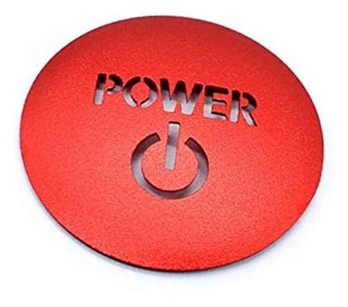 Wivplex Auto Start Stop Motor Zündung Druckknopf Ring Styling Innenraum, for Lexus, for Toyota, Prius Highlander Camry Motorstartknopfabdeckung von Wivplex