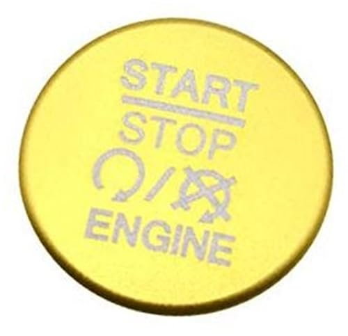 Wivplex Auto Styling Motor Zündung Start Stop Taste Schalter Ring Aufkleber Abdeckungen Fall, for Jeep, Renegade Commander Motorstartknopfabdeckung von Wivplex