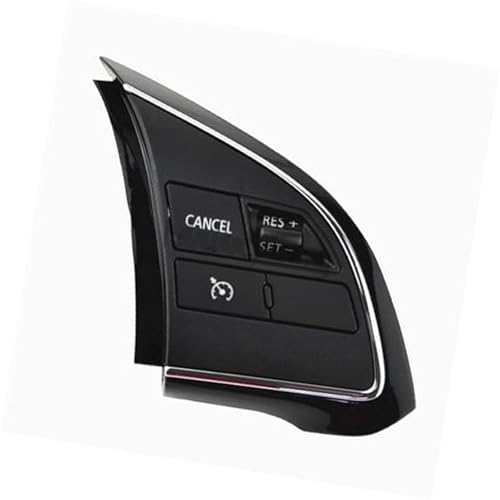 Wivplex Auto-Tempomat-Taste, for Fiat, for Fullback 2016 2017, Auto-Lenkrad-Audio-Steuerungstaste, Tempomat-Tasten, Fernbedienungs-Lautstärketaste Lenkradschalter(BLACK CRUISE) von Wivplex