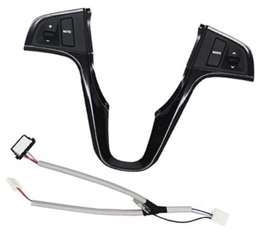 Wivplex Auto-Tempomat-Taste, for Hyundai, for VERNA, for SOLARIS 2011–2016, Auto-Lenkrad-Taste, Lenkrad, Audio-Lautstärke, Musiksteuerung, Tastenschalter Lenkradschalter-Kit(BLACK 5) von Wivplex