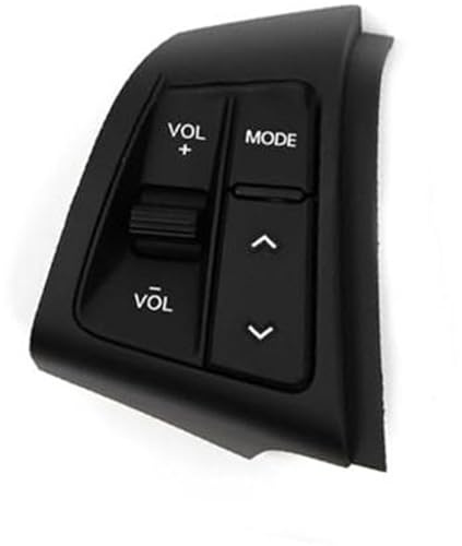 Wivplex Auto-Tempomat-Taste, for Kia, for Sorento, 2009–2013, Auto-Lenkradgeschwindigkeit, Tempomat-Schaltertaste, Audio-Lautstärkeschalter-Taste, 967002P000CA Lenkradschalter(BLACK Left) von Wivplex