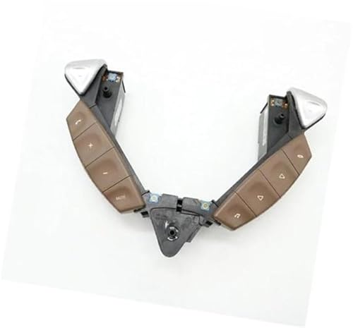 Wivplex Auto-Tempomat-Taste, for Porsche, for CAYENNE, 2002 2003 2004 2005 2006 2007 2008 2009 2010 Auto-Lenkradschalter Druckknopfabdeckung Steuerknopf Lenkradschalter-Kit(BLACK 2) von Wivplex