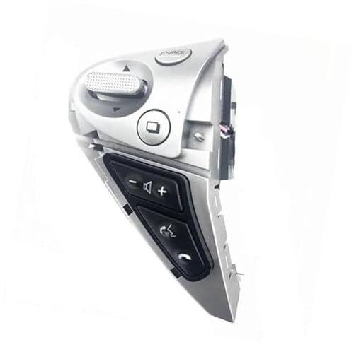 Wivplex Auto-Tempomat-Taste, for Sylphy 2016 2017 2018 2019 2020, Multifunktions-Lenkrad-Tempomat-Tastenschalter, Audio-Steuerschalter-Taste Lenkradschalter-Kit(BLACK Left) von Wivplex