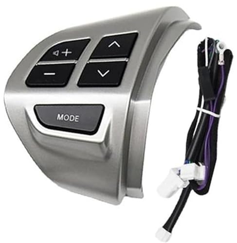 Wivplex Auto-Tempomattaste, for Mitsubishi, for LANCER, for OUTLANDER, for ASX 2007-2012 Auto-Multifunktions-Lenkradtaste Tempomatschalter Lenkradschalter-Kit(BLACK 6) von Wivplex