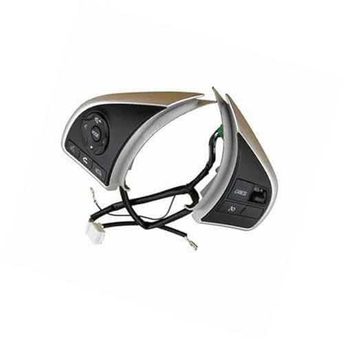 Wivplex Auto-Tempomattaste, for Mitsubishi, for Outlander L200 2015, for Mirage 2012 2013–2016, Tempomatschalter, Autoteile, Lenkrad-Audio-Lautstärketaste Lenkradschalter(BLACK Set) von Wivplex