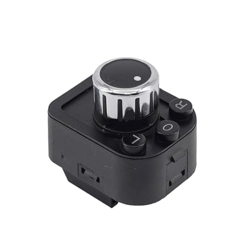 Wivplex Chrom 18G959565A Elektrischer Haupteinstellknopf Seitenspiegelschalter, for VW, for Bora, 2008-2016 18G 9595 65A Spiegelschalter von Wivplex