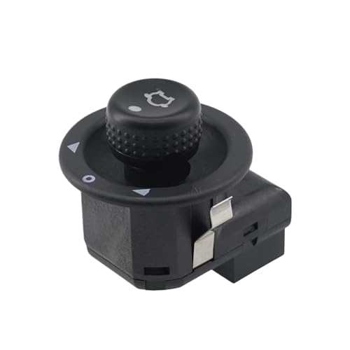 Wivplex Elektrischer Außenspiegel-Steuerschalter, Spiegeleinstellschalterknopf 93BG-17B676-BA 93BG17B676BA Passend for Ford, for Mondeo, 1999-2002 Spiegelschalter von Wivplex