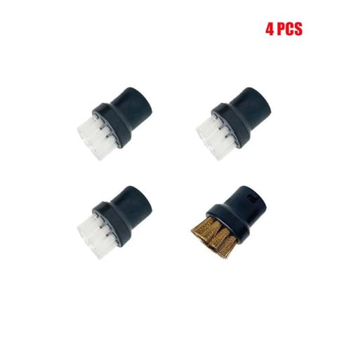Wivplex For SC1 SC2 SC3 SC4 SC5 SC7 CTK10 Dampfreiniger-Aufsätze, Ersatz-Reinigungsbürsten for runde Sprinklerdüsenköpfe Dampfreiniger-Zubehör(4 pcs-01) von Wivplex