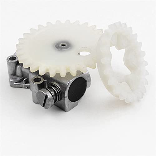 Wivplex Ölpumpe Schneckengetriebe Suite, for STIHL, MS380 MS381 Super, for MAGNUM, Kettensäge Durable AU Kettensägen-Ölpumpe von Wivplex