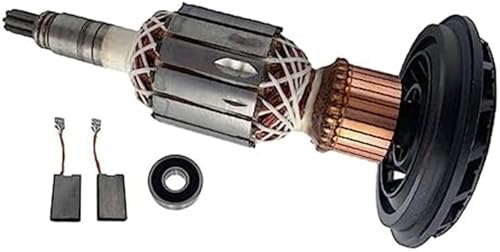 Wivplex Rotoranker-Ersatzteile for Bosch, Abbruchhammer GBH11DE GSH11E (Rotor+Kohlebürste+Lager) Rotoranker von Wivplex
