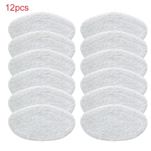 Wivplex Waschbare Wischlappen Polti Kit Vaporetto PAEU0332 Dampfstaubsauger Mikrofaser Wischlappen Ersatzteile Zubehör Dampfreiniger-Zubehör(12pcs) von Wivplex