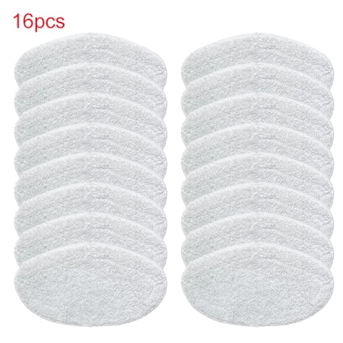 Wivplex Waschbare Wischlappen Polti Kit Vaporetto PAEU0332 Dampfstaubsauger Mikrofaser Wischlappen Ersatzteile Zubehör Dampfreiniger-Zubehör(16pcs) von Wivplex