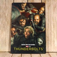 Thunderbolts Film Metall Poster, Wandkunstdrucke, Leinwand Personalisierte Filmposter, Wanddekor Thunderbolts Film Metall Poster, Wandkunstdrucke, Leinwand Personalisierte Filmposter, Wanddekor von Wiwoody