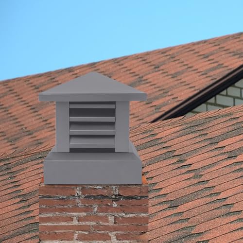 Aluminiumlegierung Schornsteinabdeckung Kaminabdeckung Vogel- und Regenschutz mit Funkenfilter für Schornsteine und Kamine 25.5x25.5cm dunkelgrau Aluminiumlegierung Schornsteinabdeckung Kaminabdeckung Vogel- und Regenschutz mit Funkenfilter für Schornsteine und Kamine 25.5x25.5cm dunkelgrau von Wiyuer