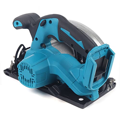 Elektrische Kreissäge Akku-Handkreissäge1380W 4500RPM Gehrungssäge für Makita 18V LithiumIonen Akku Batterie für Holz Kunststoff Dünnes Metall 8000RPM ohne Akku 178mm Tauchsäge Säge von Wiyuer