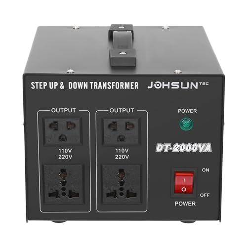 Spannungswandler 2000W Transformator Konverter Spannung Wandler 220v⇋110v Aufwärts/Abwärts Voltage Converter für Allen Elektronischen und Elektrischen Geräten Einphasig Tragbaren von Wiyuer