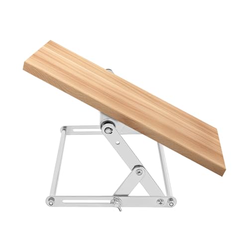 Verstellbarer Tisch Gehrungssägen Rollenständeer Tischsägenständer verstellbarer Gehrungssägen Rollenständeer für Holzbearbeitung Tischsäge Gehrungssäge Arbeitshöhe 27-52 Zoll von Wiyuer