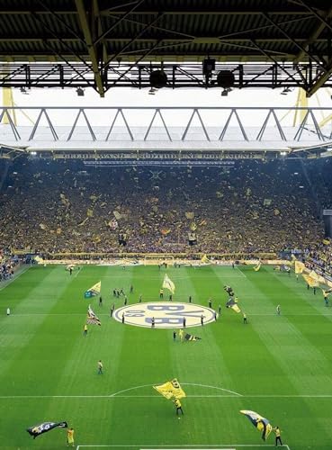 Fototapete - Borussia Dortmund Fan Choreo 192x260cm - Vliestapete von Wizard+Genius