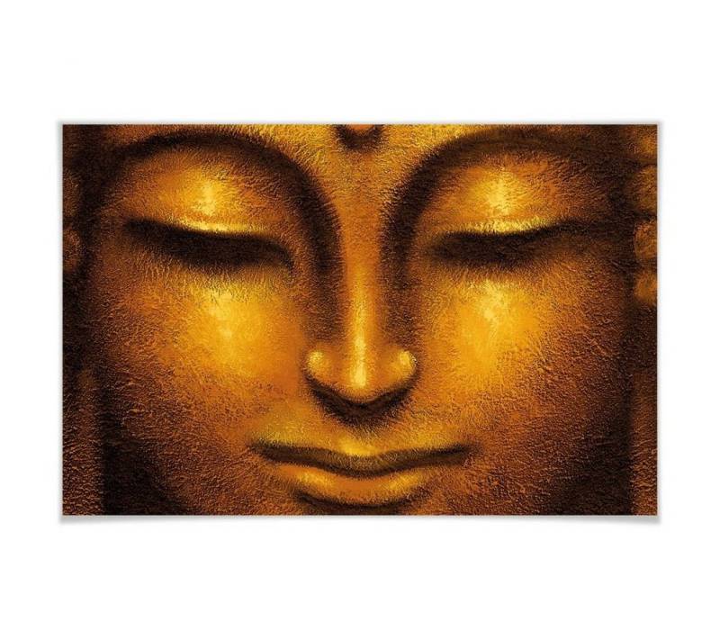 Wizard + Genius Poster XXL Poster Buddha Statue Hindu Gott Shiva Wandposter 175x115 cm, Wohnzimmer Wandbild modern von Wizard + Genius