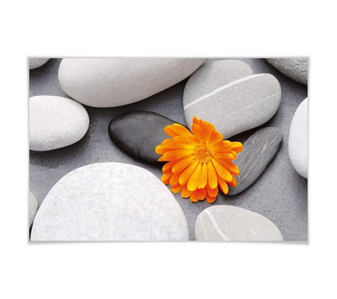 Wizard + Genius Poster XXL Poster Feng-Shui Steine Wellness Blume Wandposter 175x115 cm, Wohnzimmer Wandbild modern Wizard + Genius Poster XXL Poster Feng-Shui Steine Wellness Blume Wandposter 175x115 cm, Wohnzimmer Wandbild modern von Wizard + Genius