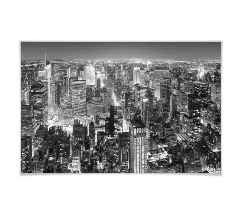 Wizard + Genius Poster XXL Poster Skyscraper New York Skyline großes Wandposter 175x115 cm, Wohnzimmer Wandbild modern von Wizard + Genius