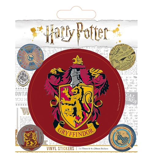 Wizarding World PS7388 Vinyl-Aufkleber, Mehrfarbig, 10 x 12.5 cm von Wizarding World