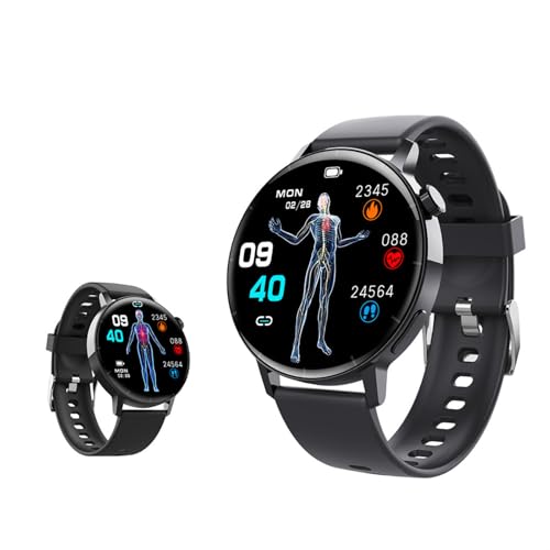 Blutdruck Uhr - 𝐁𝐥𝐮𝐭𝐳𝐮𝐜𝐤𝐞𝐫𝐦𝐞𝐬𝐬𝐮𝐧𝐠 Smart Notifications 1.43" Blutdruck Tracker Perfektes Geschenk F67S0626,black Blutdruck Uhr - 𝐁𝐥𝐮𝐭𝐳𝐮𝐜𝐤𝐞𝐫𝐦𝐞𝐬𝐬𝐮𝐧𝐠 Smart Notifications 1.43" Blutdruck Tracker Perfektes Geschenk F67S0626,black von Wizvox