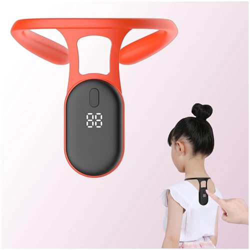 Electronic Posture Corrector for Women, with Vibration Reminder Better Back Posture Support, Help to Back, Shoulder and Spine Pain Relief,Orange von Wizvox