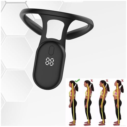 Posture Corrector for Women, with Posture Reminder Device Posture Corrector Back Support, Help to Fast Improving the Hunchback,Black von Wizvox