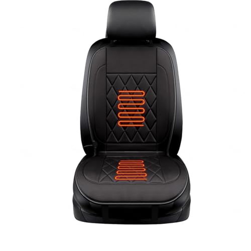 Sitzkissen Auto Vordersitze, Winter Sitzkissen für Auto Mit Voller Rückenlehne Sitzaufleger für Reisen Geeignet 1 Stück von Wizvox