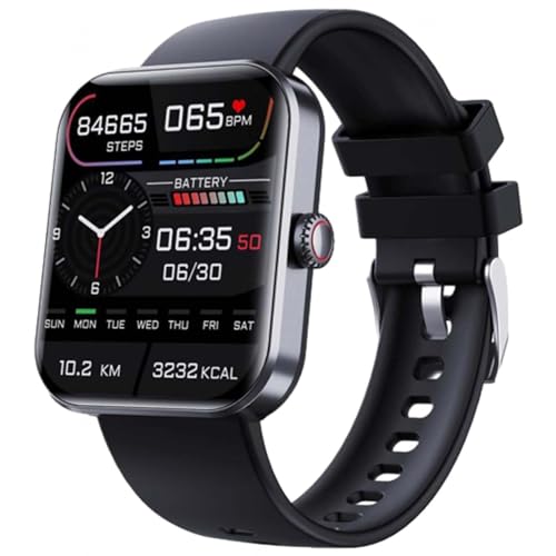 Wizvox Yodaer Track Pro 2.0, Sherum Trackpro 2.0, Dotmalls Trackpro 2.0, Yodaer Track Pro 2.0, Shirem Track Pro 2.0 Blutzuckermessung, Uhr Shirem Track Pro 2.0 Mit Blutzuckermessung,Schwarz von Wizvox