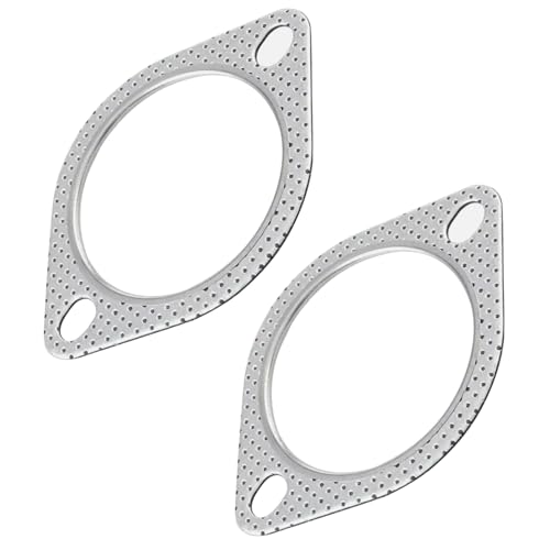 Wjelet 2 Stück 2,5 Zoll Auspuffdichtung Auspuffflanschdichtung,2 Flanschdichtung Auspuff Dichtung für Innendurchmesser 2,5" und 63,5 mm Auspuffrohr Turbo-Fahrzeug Wjelet 2 Stück 2,5 Zoll Auspuffdichtung Auspuffflanschdichtung,2 Flanschdichtung Auspuff Dichtung für Innendurchmesser 2,5" und 63,5 mm Auspuffrohr Turbo-Fahrzeug von Wjelet