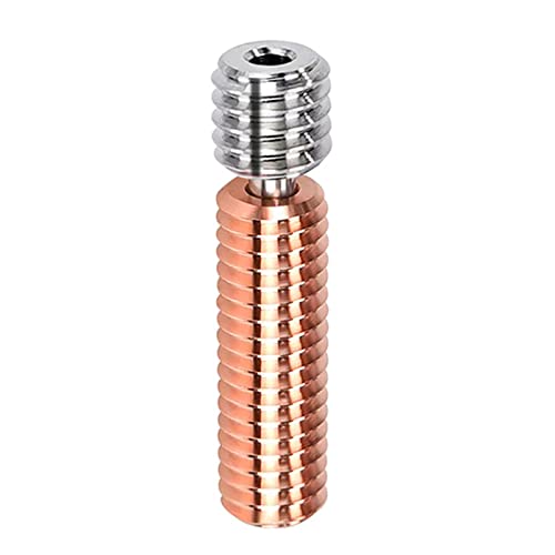 Wjsdsg 3D Drucker Ganzmetall Wärmebruch Bimetall Für Titanlegierung + Chrom Zirkonium Kupfer Kehle Für 1 75 Mm Filament M6 X 26 Mm von Wjsdsg