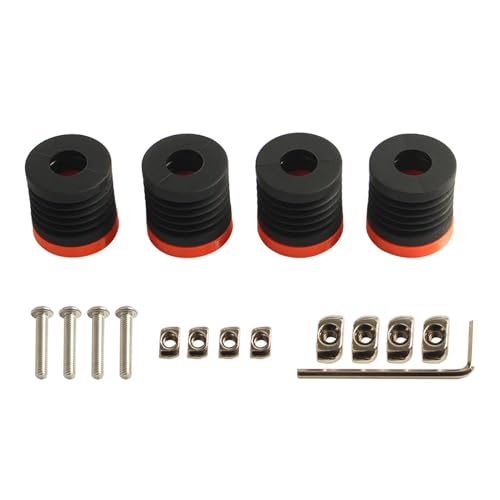 Wjsdsg Gummifüße Zur Geräuschreduzierung Für Stabilen 3D Druck Kompatibel Mit Verschiedenen Druckern Pack von Wjsdsg