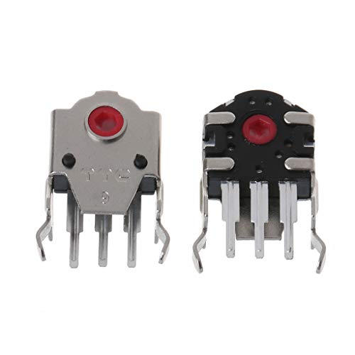 Wjsdsg Mausrad Original 9 Mm Roter 2 Teile/Satz Hohe Genauigkeit von Wjsdsg