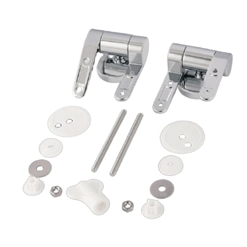 Wjsdsg Verbesserte Toilettensitzscharniere Moderne Toilettenscharniere Langsam Fallende Scharniere Toilettenscharniere Ersatzteil Für Die Meisten Toilettensitze von Wjsdsg