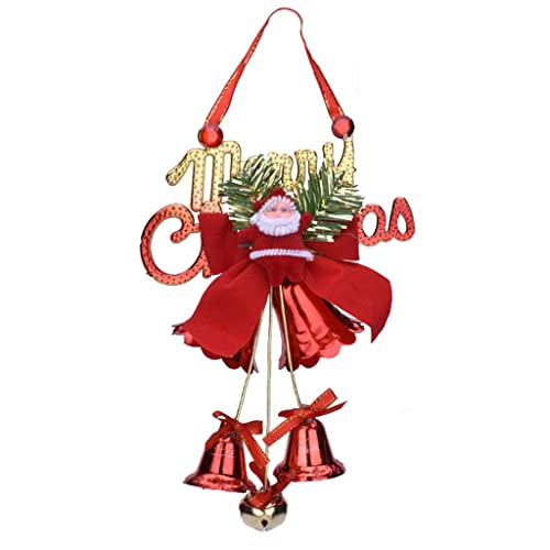 Wjsdsg Weihnachtsglocken Weihnachtstürhänger Bells Kleiderbügel Weihnachtsbaumschmuck Schild Für Weihnachtsdekorationen von Wjsdsg