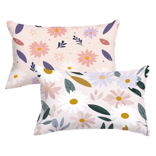 Kissenbezug 40 x 90cm 2er Set Rechteckig Kopfkissenbezug Farbige Blumen Sofakissen Anlage Dekokissen Samt Couchkissen Doppelseitig Zierkissen mit Unsichtbarer Reißverschluss für Herbst Deko,Model558 Kissenbezug 40 x 90cm 2er Set Rechteckig Kopfkissenbezug Farbige Blumen Sofakissen Anlage Dekokissen Samt Couchkissen Doppelseitig Zierkissen mit Unsichtbarer Reißverschluss für Herbst Deko,Model558 von Wjxzsccw