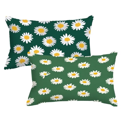 Kopfkissenbezug 30x50 2er Set Kissenbezug GrüN Kissenbezüge WeißE Blumen Muster mit Unsichtbarer Reißverschluss Sofakissen Samt Dekokissen für Zimmer Deko Wohnzimmer Geschenke für Frauen,Model680 Kopfkissenbezug 30x50 2er Set Kissenbezug GrüN Kissenbezüge WeißE Blumen Muster mit Unsichtbarer Reißverschluss Sofakissen Samt Dekokissen für Zimmer Deko Wohnzimmer Geschenke für Frauen,Model680 von Wjxzsccw