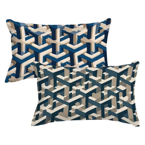 Kopfkissenbezug 40x60 2er Set Kissenbezug Blau Kissenbezüge Streifen Muster mit Unsichtbarer Reißverschluss Design Sofakissen Samt Dekokissen für Zimmer Deko Wohnzimmer Geschenke für Frauen,Model668 Kopfkissenbezug 40x60 2er Set Kissenbezug Blau Kissenbezüge Streifen Muster mit Unsichtbarer Reißverschluss Design Sofakissen Samt Dekokissen für Zimmer Deko Wohnzimmer Geschenke für Frauen,Model668 von Wjxzsccw