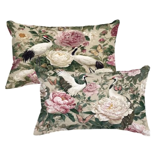 Kopfkissenbezug 40x80 2er Set Kissenbezug Blume Kissenbezüge Tier Muster mit Unsichtbarer Reißverschluss Design Sofakissen Samt Dekokissen für Zimmer Deko Wohnzimmer Geschenke für Frauen,Model728 Kopfkissenbezug 40x80 2er Set Kissenbezug Blume Kissenbezüge Tier Muster mit Unsichtbarer Reißverschluss Design Sofakissen Samt Dekokissen für Zimmer Deko Wohnzimmer Geschenke für Frauen,Model728 von Wjxzsccw