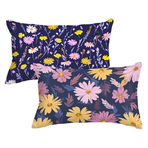 Kopfkissenbezug 40x80 2er Set Kissenbezug Lila Kissenbezüge Farbige Blumen Muster mit Unsichtbarer Reißverschluss Sofakissen Samt Dekokissen für Zimmer Deko Wohnzimmer Geschenke für Frauen,Model560 Kopfkissenbezug 40x80 2er Set Kissenbezug Lila Kissenbezüge Farbige Blumen Muster mit Unsichtbarer Reißverschluss Sofakissen Samt Dekokissen für Zimmer Deko Wohnzimmer Geschenke für Frauen,Model560 von Wjxzsccw