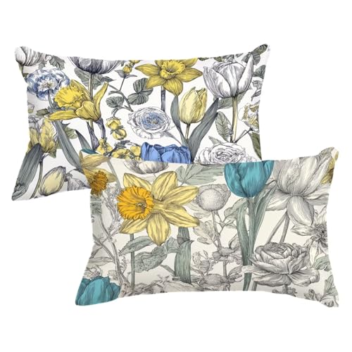 Kopfkissenbezug 70x90 2er Set Kissenbezug Weiß Kissenbezüge Blume Muster mit Unsichtbarer Reißverschluss Design Sofakissen Samt Dekokissen für Zimmer Deko Wohnzimmer Geschenke für Frauen,Model698 Kopfkissenbezug 70x90 2er Set Kissenbezug Weiß Kissenbezüge Blume Muster mit Unsichtbarer Reißverschluss Design Sofakissen Samt Dekokissen für Zimmer Deko Wohnzimmer Geschenke für Frauen,Model698 von Wjxzsccw