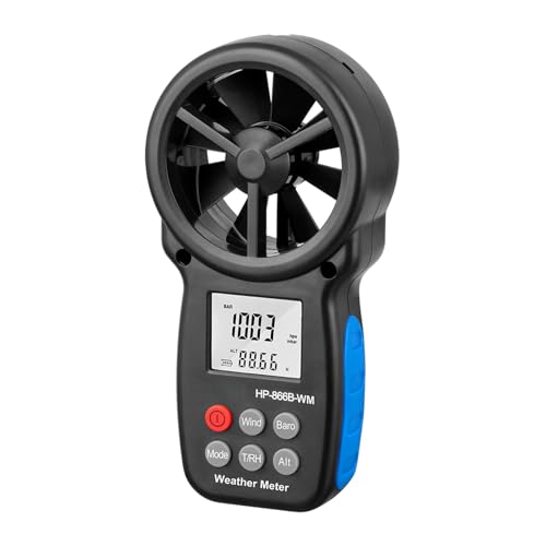 Kleines Luftmessgerät Digitales Anemometer für Luft Energie Baustelle Landwirtschaftliche Analyse von Wkldjf