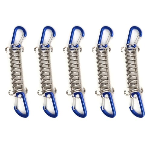 Outdoor Stoßdämpfung des Frühlingsspanners Training Leine Frühling Hochfest Camping Zelt Seilspanner Federschnallen Schnallen von Wkldjf